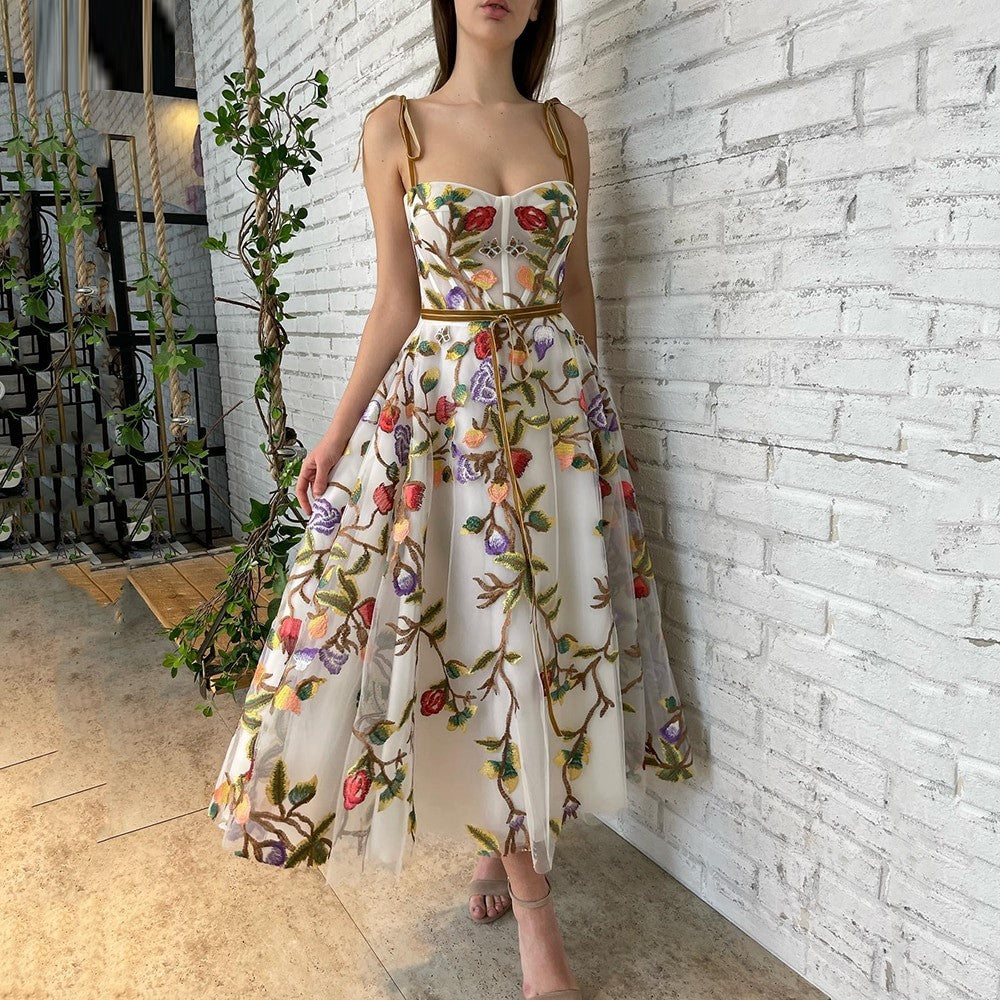 floral prom dress