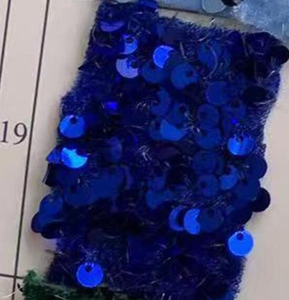 Boat Neck Floor-Length Sequined  Prom Dress with Train