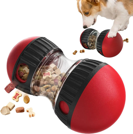 Interactive Dog Puzzle Toy – Adjustable Treat Dispenser & Slow Feeder Ball