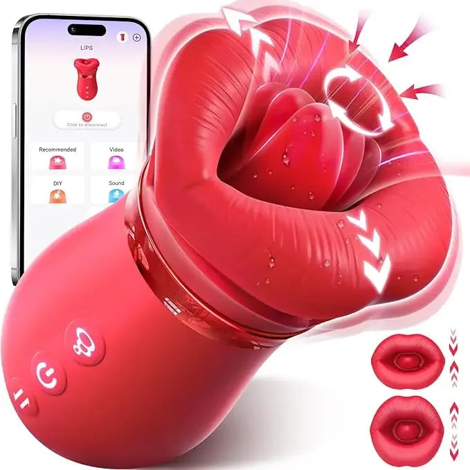Rose Suction Vibrator with App Control – Premium Clitoral Stimulator for Couples