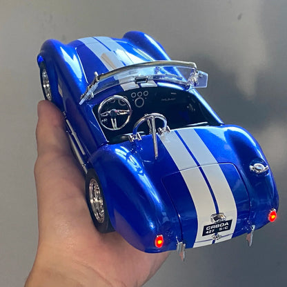 Ford Shelby Cobra 427 1:24 Diecast Car with Lights & Sound - SpyTrendz