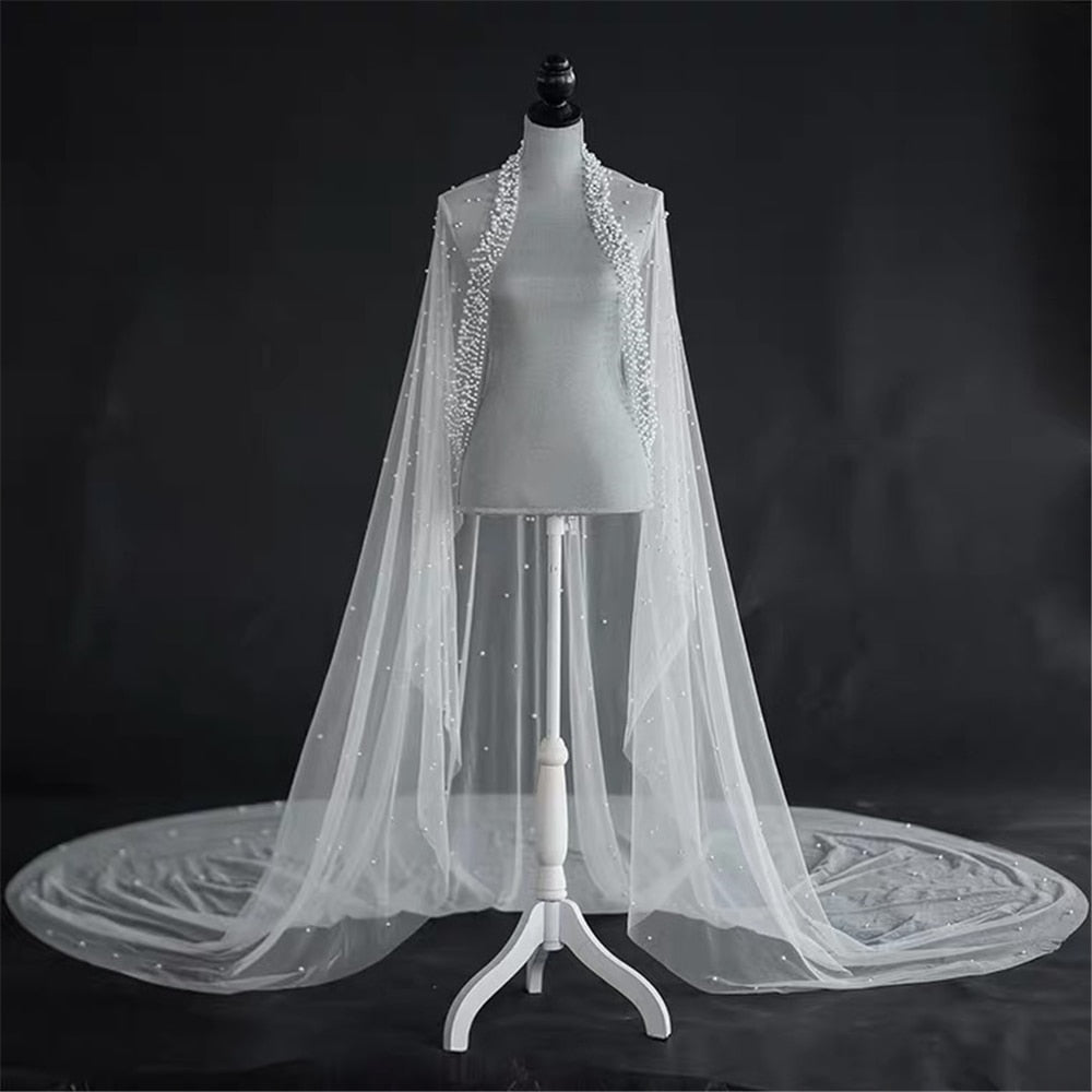 pearl edge cathedral veil