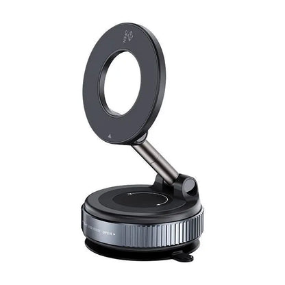 Magnetic Phone Holder – 360° Rotating Car & Desk Mount with N52 Magnet & Vacuum Suction – Universal Phone Holder for Car, Office, Home