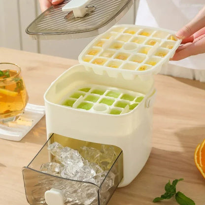 48-Grid Ice Cube Tray – One-Touch Release Reusable Ice Maker | Eco-Friendly, BPA-Free PC Plastic Home Ice Making Tool