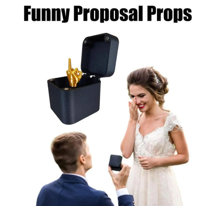 Funny Christmas Prank Gift – Middle Finger in a Box | Hilarious Office &amp; Home Gag Gift