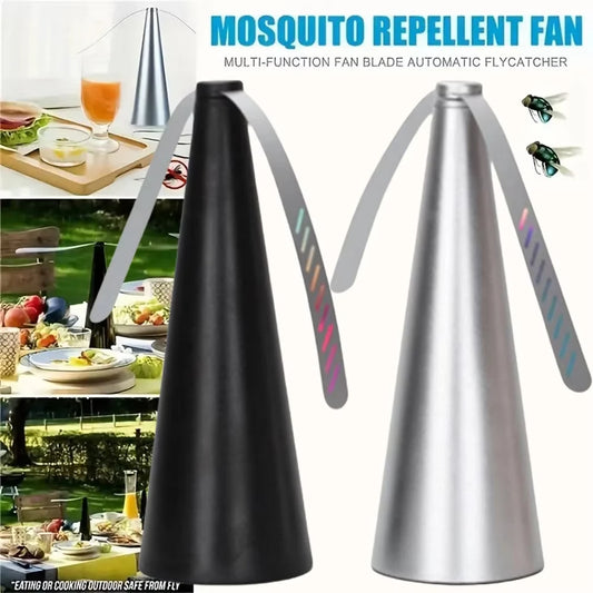 Automatic Mosquito Repellent Fan – Portable Battery-Powered Fly Repeller for Home, Outdoor Dining & Picnic