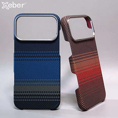 Luxury Carbon Fiber Slim Case for iPhone – Ultra-Thin Hard PC Cover with Alloy Lens Protection | Shockproof & Anti-Fingerprint