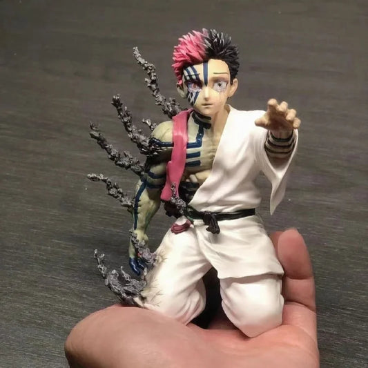 Demon Slayer Akaza (Hakuji) Action Figure – Anime PVC Collectible Model Toy (13cm)