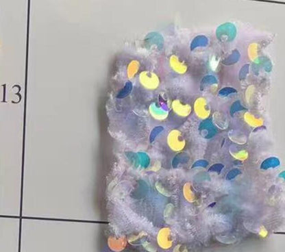 Boat Neck Floor-Length Sequined  Prom Dress with Train