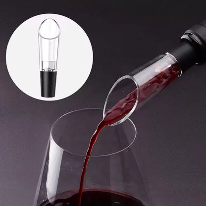 Rechargeable Electric Wine Bottle Opener Set with Foil Cutter, Pourer & Vacuum Stopper – Stainless Steel Automatic Corkscrew with Charging Base