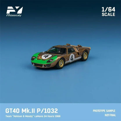 Findclassically FY 1:64 GT40 MK I alloy simulation car model - SpyTrendz