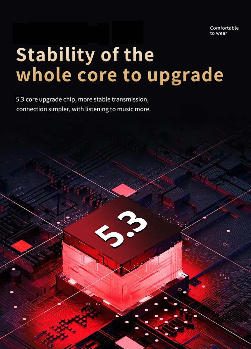 NES TWS Wireless Bluetooth Earbuds – HiFi Stereo Sports Headphones with Mic for Gaming & Calls