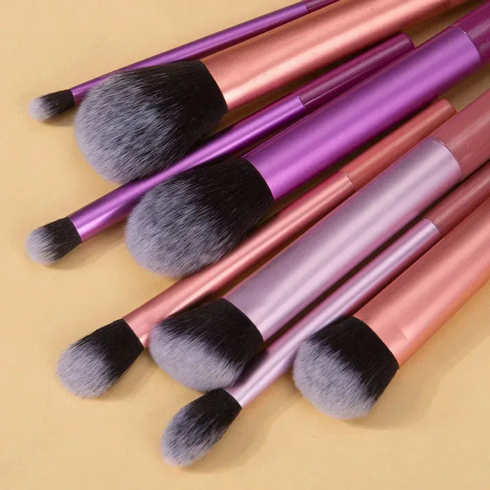 Makeup Brush Kit Soft 8pcs Synthetic Hair Make Up Brushes Foundation Blush Eyeshadow Cosmetic Makeup Tools