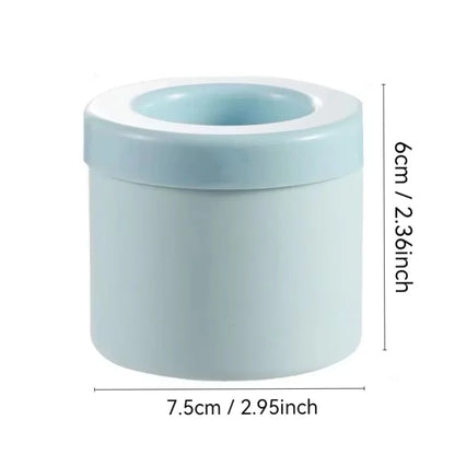 Silicone Ice Cube Mold – Round Ice Bucket Design for Fast-Chilling