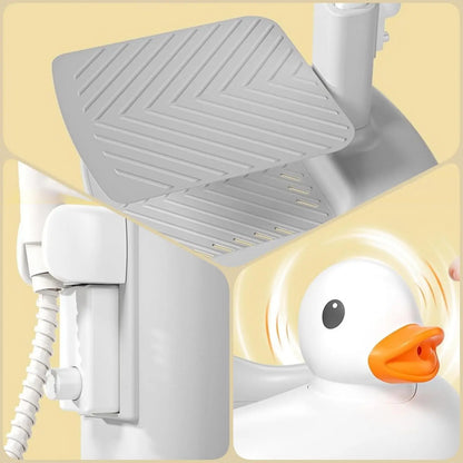 Baby Standing Bath Support Rack – Adjustable Anti-Slip Shower Stand for Infants & Toddlers