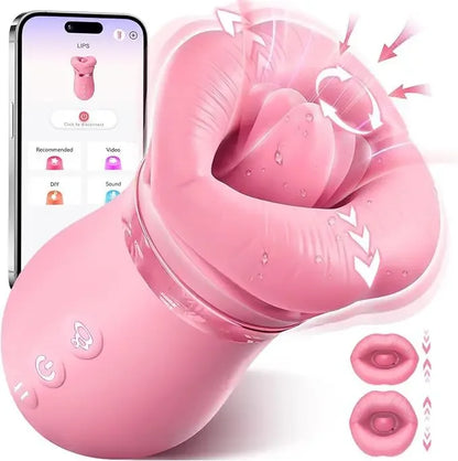 Rose Suction Vibrator with App Control – Premium Clitoral Stimulator for Couples