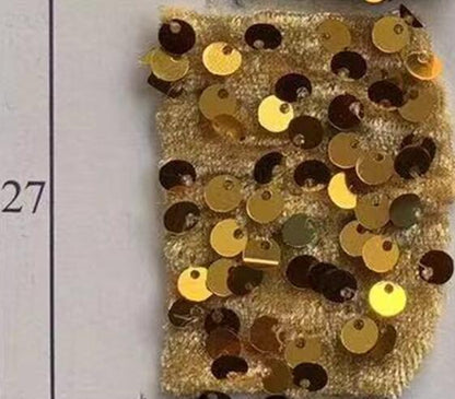 Boat Neck Floor-Length Sequined  Prom Dress with Train