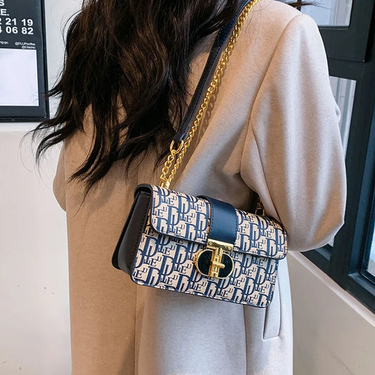 Luxury PU Leather Baguette Shoulder Bag for Women – 2025 Designer Crossbody Purse & Travel Clutch Handbag