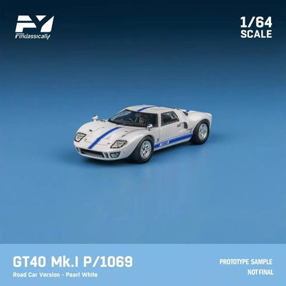 Findclassically FY 1:64 GT40 MK I alloy simulation car model - SpyTrendz