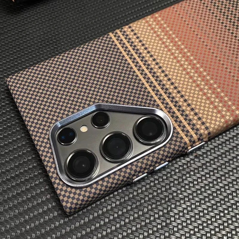 Shockproof 3D Carbon Fiber Samsung Case