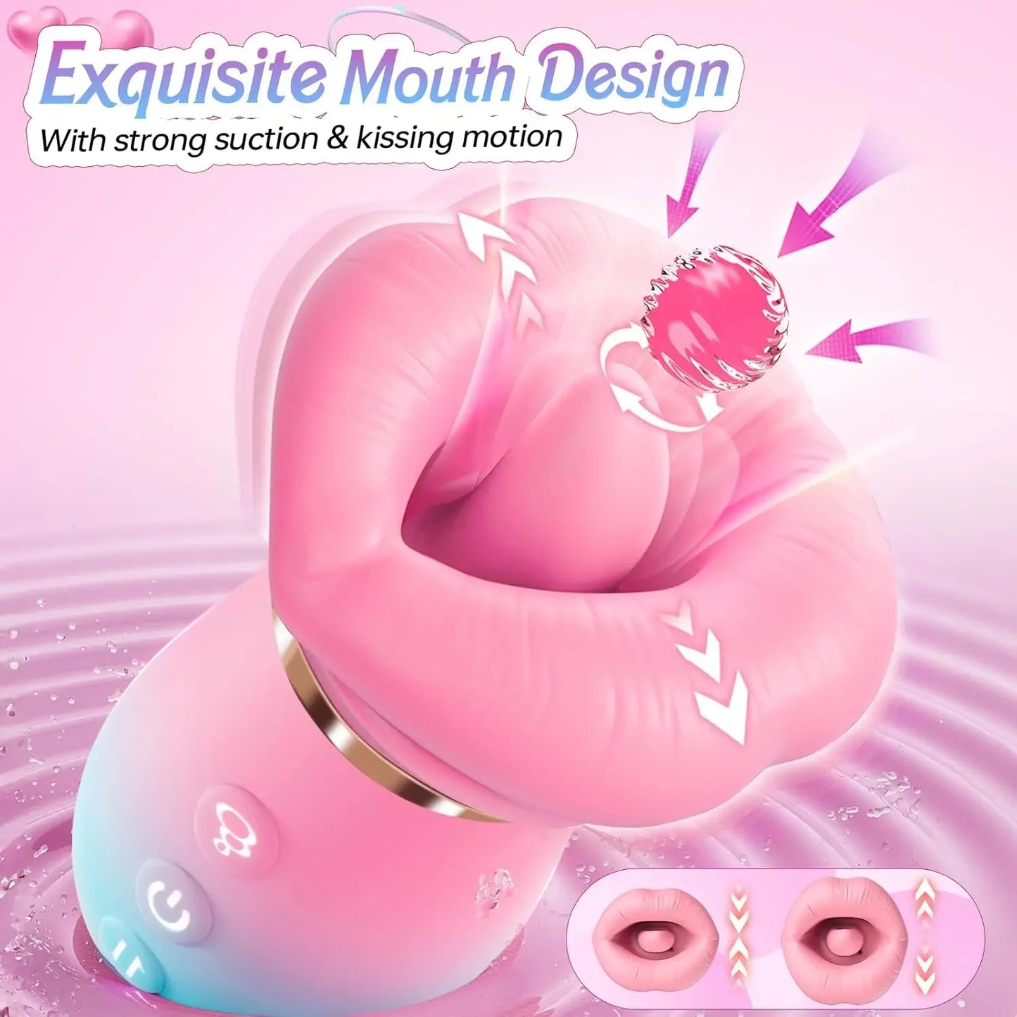 USB magnetic charging rose vibrator adult toy for women