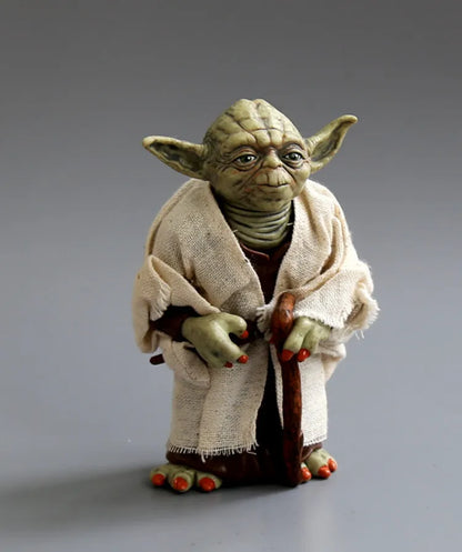 Yoda vinyl doll display model