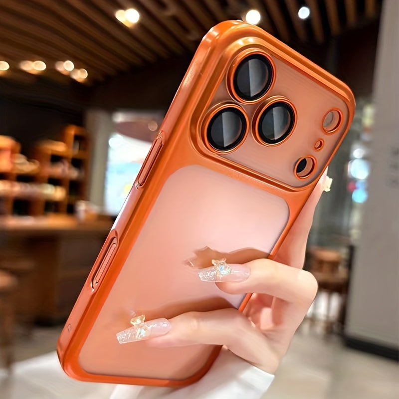 Matte Hard PC Case for iPhone 17 Pro Max / 17 Pro – Lens Protection, Anti-Fingerprint, Shockproof Slim Cover | Wireless Charging Compatible