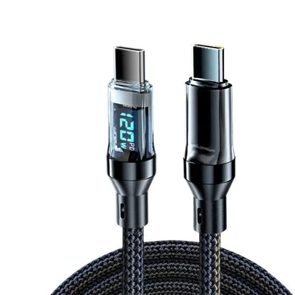 braided high power usb c cable