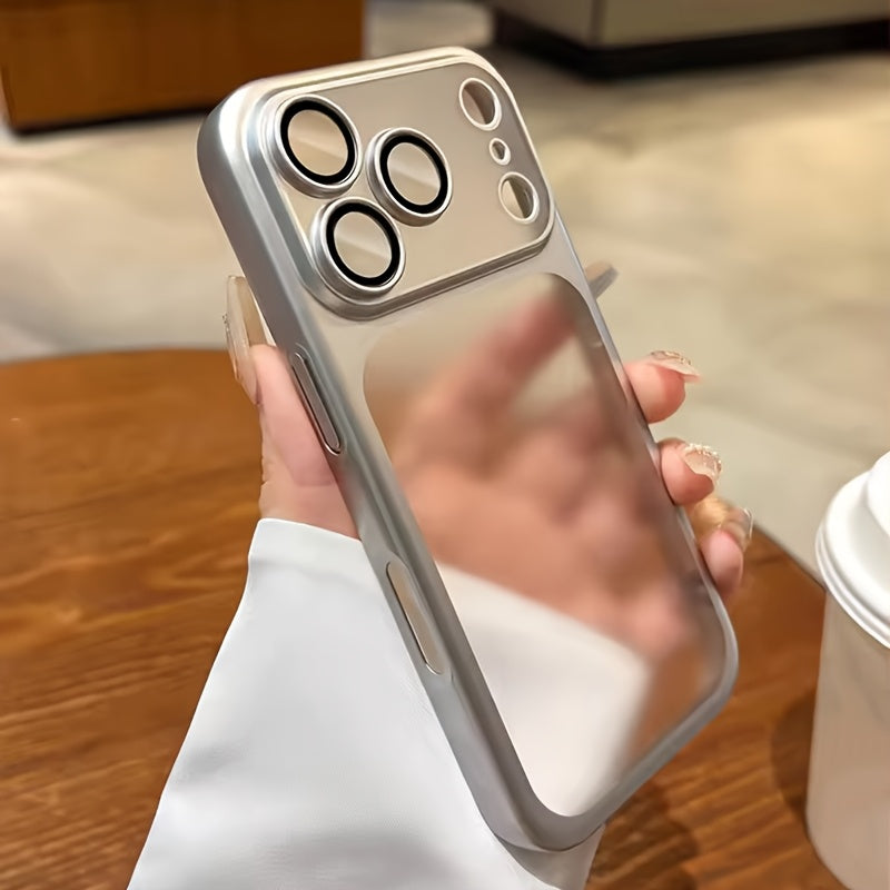 Matte Hard PC Case for iPhone 17 Pro Max / 17 Pro – Lens Protection, Anti-Fingerprint, Shockproof Slim Cover | Wireless Charging Compatible