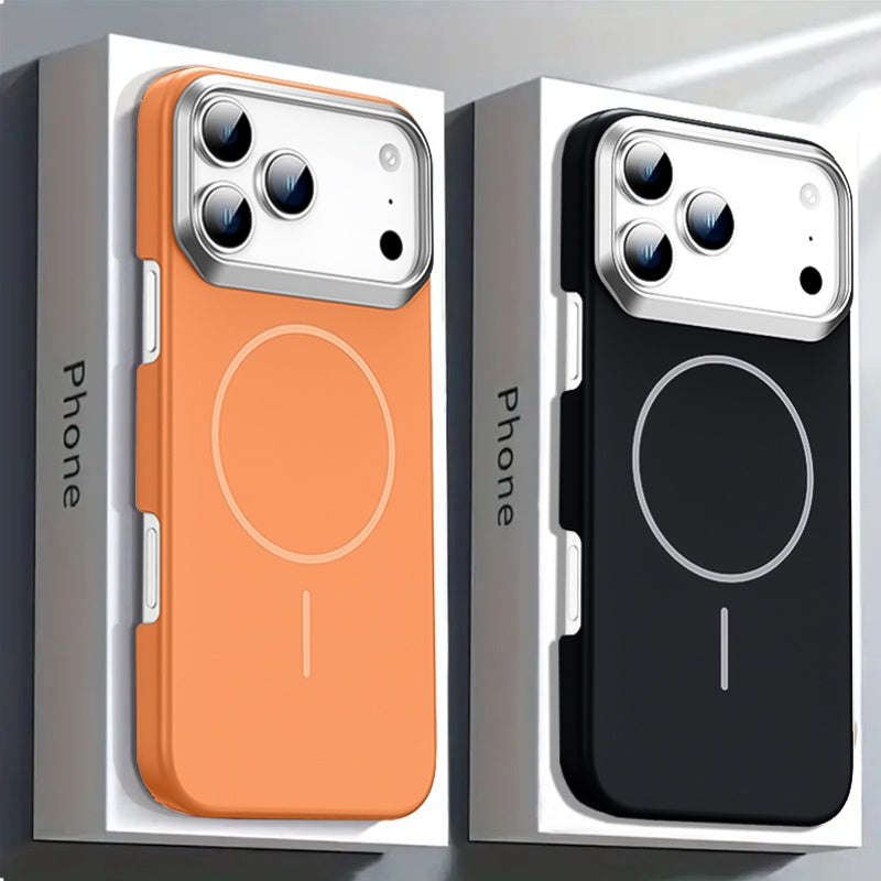 Magnetic Matte Hard PC Phone Case for iPhone 16 & 17 Series – Premium Luxury Protection