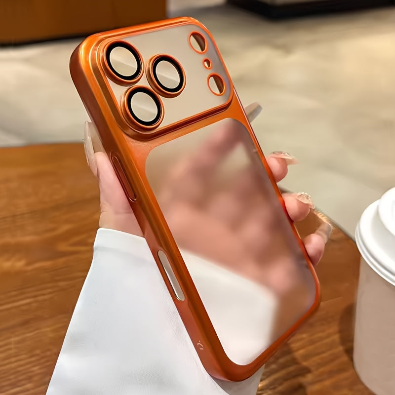 Matte Hard PC Case for iPhone 17 Pro Max / 17 Pro – Lens Protection, Anti-Fingerprint, Shockproof Slim Cover | Wireless Charging Compatible