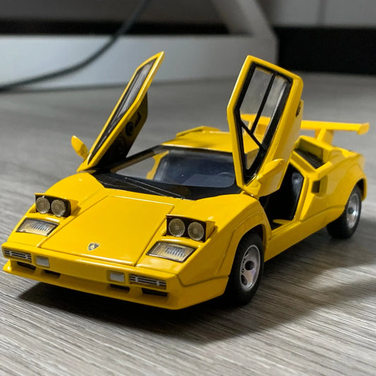 lamborghini countach diecast toy with lights and sound