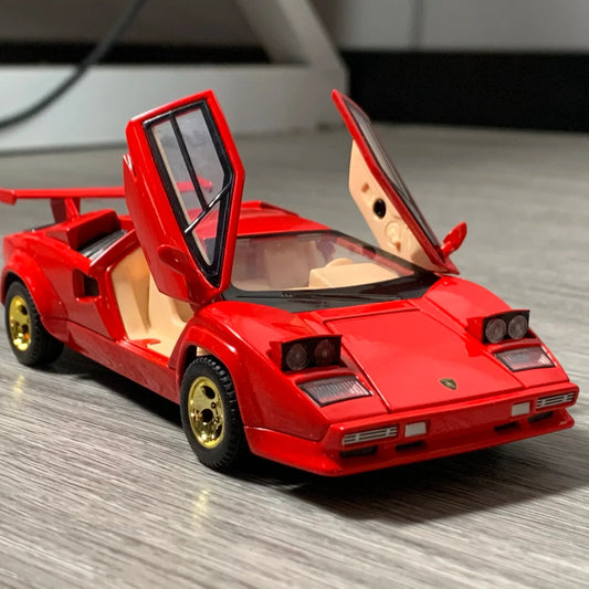 lamborghini countach lp500s 1:32 diecast model car yellow