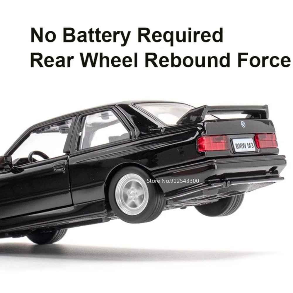metal toy car with open doors