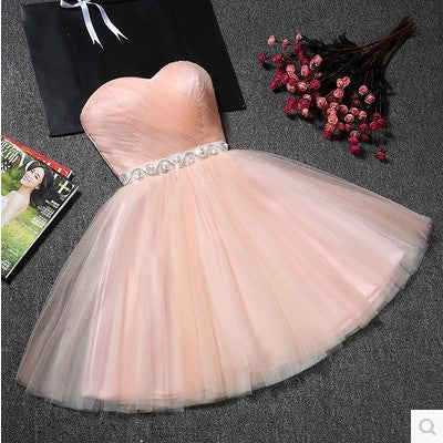 Women Evening Dress Sleeveless Off the Shoulder Sweetheart Beaded Sashes Prom Dress