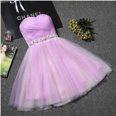 Women Evening Dress Sleeveless Off the Shoulder Sweetheart Beaded Sashes Prom Dress