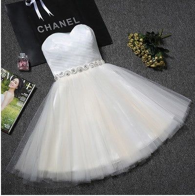 Women Evening Dress Sleeveless Off the Shoulder Sweetheart Beaded Sashes Prom Dress