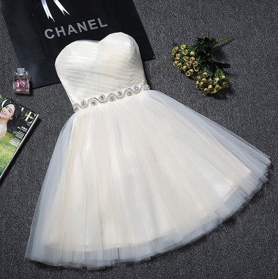 Women Evening Dress Sleeveless Off the Shoulder Sweetheart Beaded Sashes Prom Dress