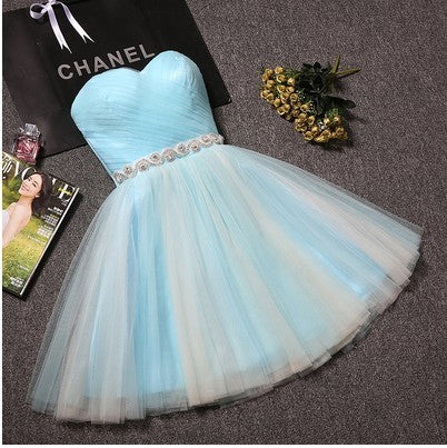 Women Evening Dress Sleeveless Off the Shoulder Sweetheart Beaded Sashes Prom Dress