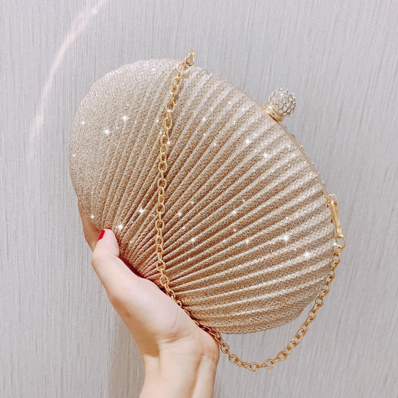 Luxury Diamonds Sequins Shell Clutch Bags