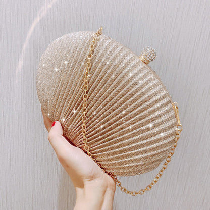 Luxury Diamonds Sequins Shell Clutch Bags