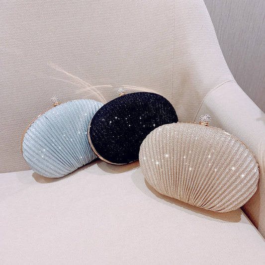 Luxury Diamonds Sequins Shell Clutch Bags