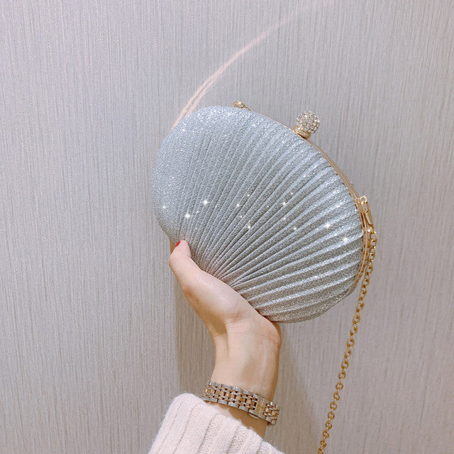 Luxury Diamonds Sequins Shell Clutch Bags