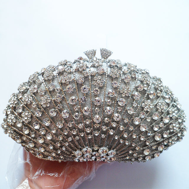 Diamond Wedding Evening Clutch Bag | SpyTrendz