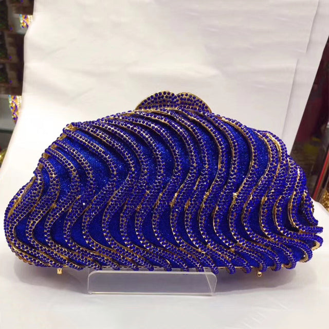 Women Rhinestone Wedding Bridal Purse