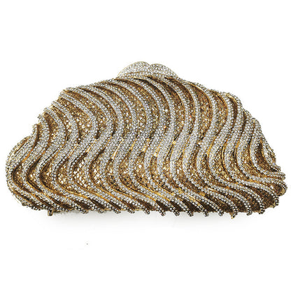 Women Rhinestone Wedding Bridal Purse