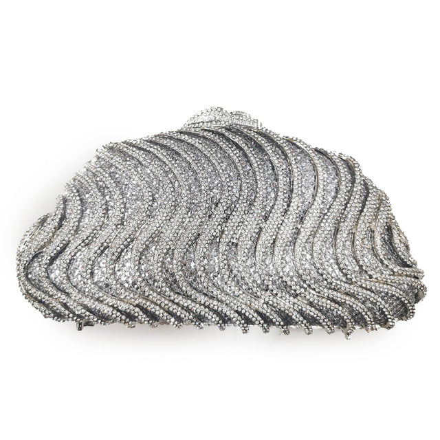 Women Rhinestone Wedding Bridal Purse