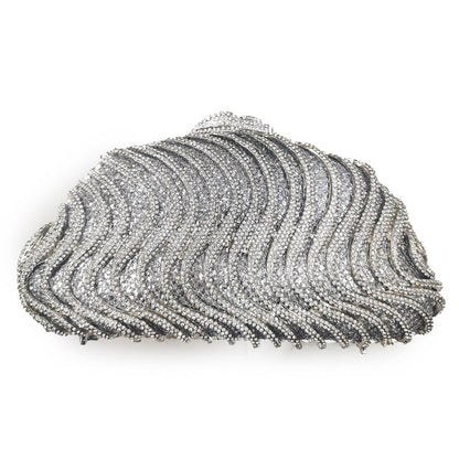 Women Rhinestone Wedding Bridal Purse