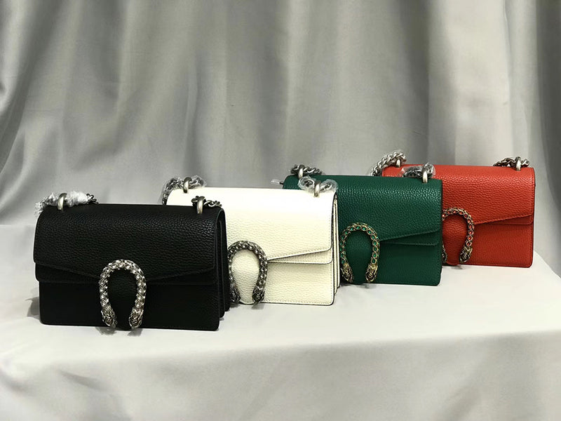 New Designer Small Square Leather Crossbody Bag