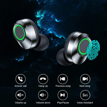 sport bluetooth earbuds with microphone